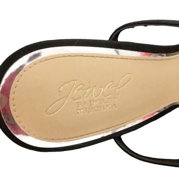 Badgley Mischka Jewel Crystal Studded Heels, SZ 8.5 - Picture 2 of 7